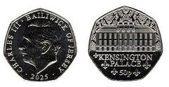 50 pence (Palácio de Kensington)