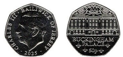 50 pence (Palácio de Buckingham)