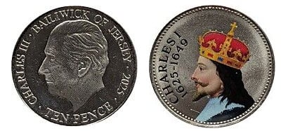 10 pence (Rei Carlos I)