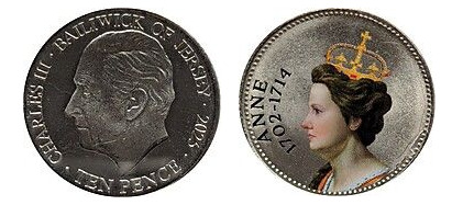 10 pence (Rainha Ana)