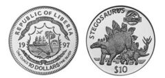 10 dólares (Stegosaurus)