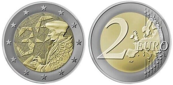 2 euro (35º Aniversário do Programa Erasmus)