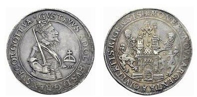 1 dalderi (Gustav II Adolf )