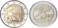 2 euros (75º aniversário da Declaração Schuman)