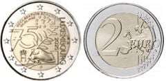 2 euros (75º aniversário da Declaração Schuman)