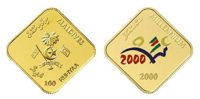 100 rufiyaa (Milénio)