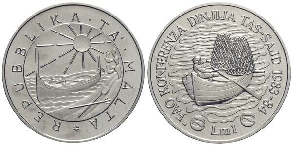 1 lira (Conferência Mundial das Pescas)