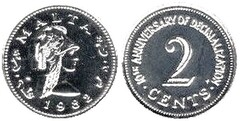 2 cents (10º Aniversário da Decimalização)