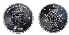 5 euros (Cruz de Malta)