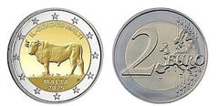 2 euros (Espécie autóctone - o boi de Malta)