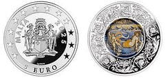 5 euros (Vénus e Cupido a nadar com golfinhos)