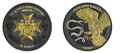 5 euros (águia-real)