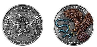 10 euros (águia-real)