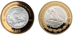 100 pesos (8 Escudos Republicanos 1828)