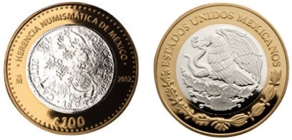 100 pesos (8 Reales 1804 - Selos e marcas de corte das Filipinas)