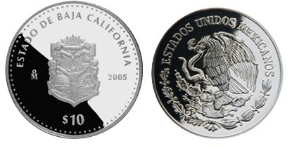 10 Pesos (Heráldica da Baixa Califórnia)