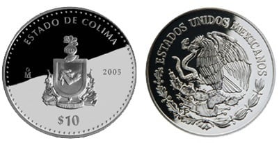 10 Pesos (Heráldica de Colima)