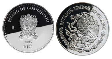 10 Pesos (Heráldica de Guanajuato)