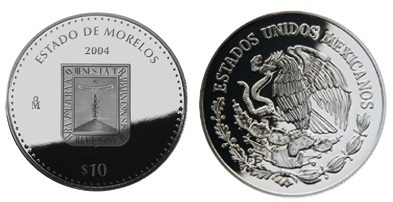 10 Pesos (Heráldica de Morelos)