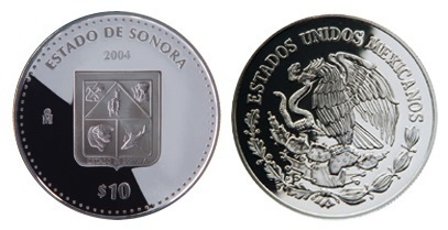 10 Pesos (Heráldica de Sonora)