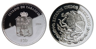 10 Pesos (Heráldica de Tabasco)