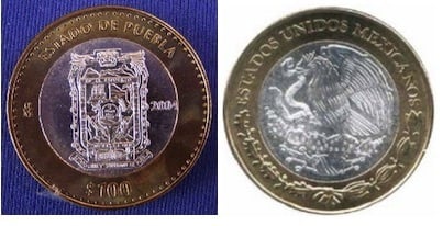 100 Pesos (Heráldica de Puebla)