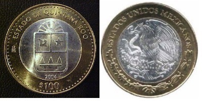 100 Pesos (Heráldica de Quintana Roo)