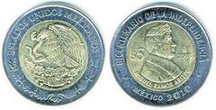 5 pesos (Bicentenário da Independência-Miguel Ramos Arizpe)