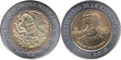 5 pesos (Centenario de la Revolución-Otilio Montaño)