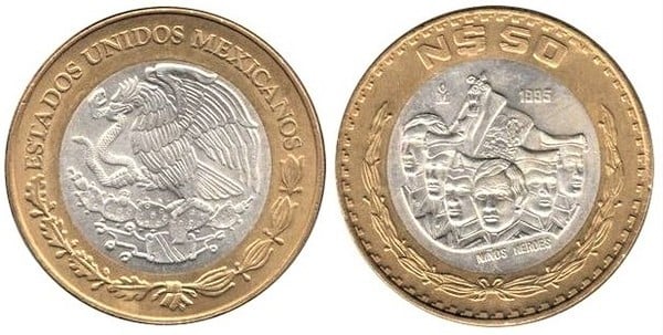 50 nuevos pesos (Niños Héroes)