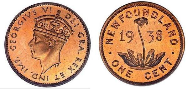 1 cêntimo (George VI)