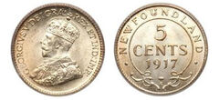 5 cêntimos (George V)