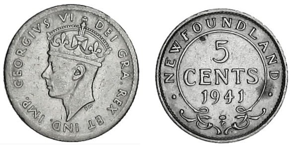 5 cêntimos (George VI)