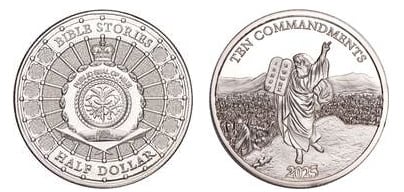 1/2 dólar (Dez Mandamentos)