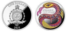 1 dólar (Ano da Serpente)