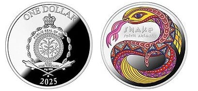 1 dólar (Ano da Serpente)