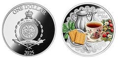 1 dólar (hora do chá)