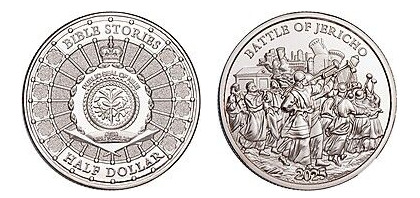1/2 dólar (Batalha de Jericó)