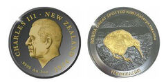 10 dólares (kiwi grande pintado)