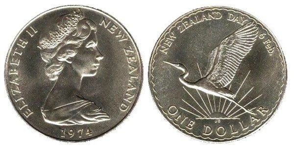 1 dollar (Dia de Waitangi - Dia da Nova Zelândia)