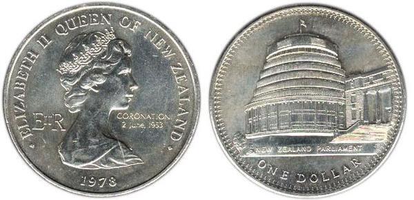 1 dollar (25º Aniversário da Coroação de Isabel II)