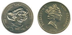 5 dollars (Cristóvão Colombo)