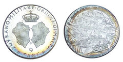 9 tarì (Angelo-400º aniversário da batalha naval de Lepanto)