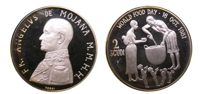 2 scudi (Angelo-F.A.O. - Dia Mundial da Alimentação)