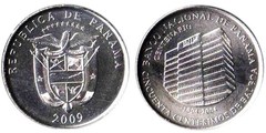 50 centésimos (Centenário do Banco Nacional do Panamá)