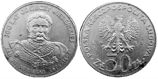 50 zlotych (Rei João III Sobieski)