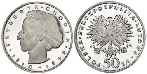 50 zlotych (Fryderyk Chopin)