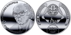 2,50 euro (15º aniversário do Prémio Nobel para José Saramago)