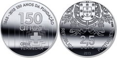 2,50 euro (150º Aniversário da Fundação da Cruz Vermelha Portuguesa)