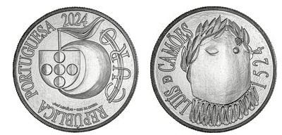 5 euros (500º aniversário de Luiz Vaz de Camões)